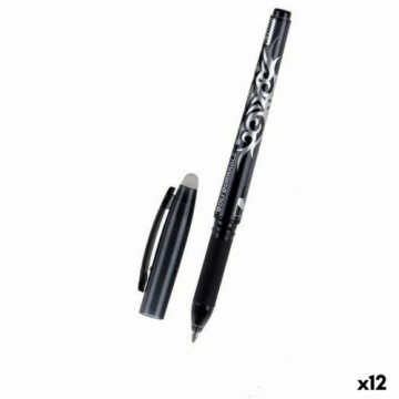Pildspalva MP Melns Izdzēšama tinte 0,7 mm (12 gb.)