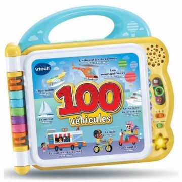 Bērnu interaktīvā grāmata Vtech My Bilingual Picture Book - 100 Vehicles
