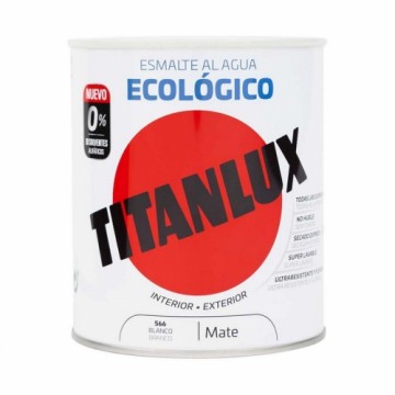 Akrila laka TITANLUX 02t056614 Ekoloģisks 250 ml Balts Matt