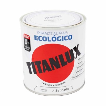 Akrila laka TITANLUX 01t056614 Ekoloģisks 250 ml Balts Satīna apdare