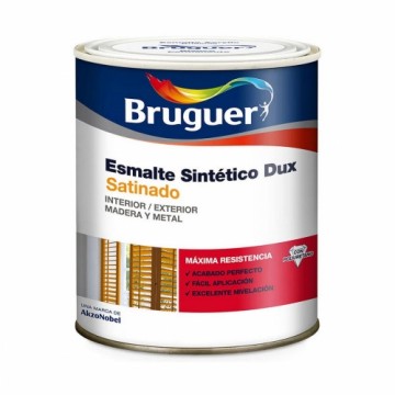 Synthetic enamel Bruguer Dux Melns 750 ml Satīna apdare