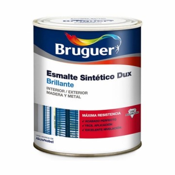 Synthetic enamel Bruguer Dux Mirdzošs 250 ml Melns