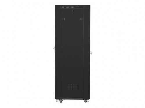 Lanberg Installation cabinet rack 19 42U 600x800 black, black glass door lcd (Flat pack) image 4