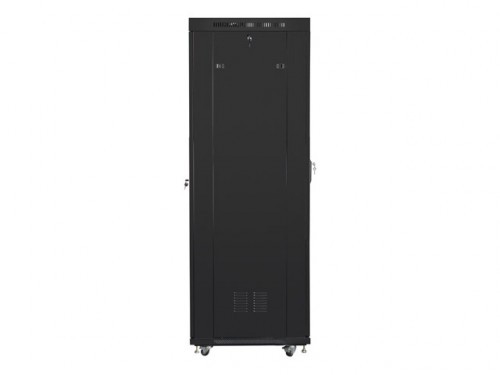 Lanberg Installation cabinet rack 19 42U 600x800 black, black glass door lcd (Flat pack) image 5