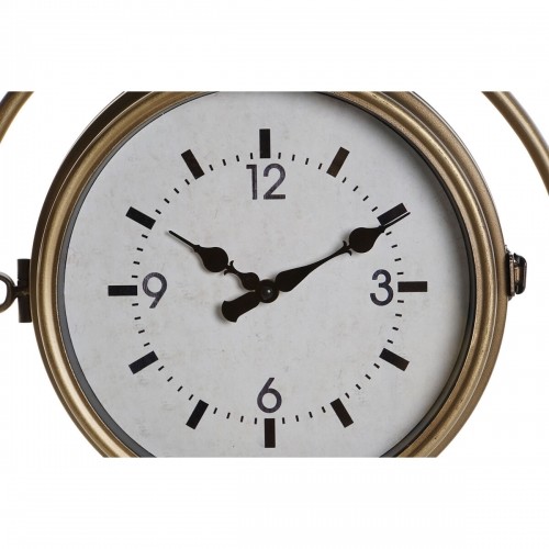 Настенное часы DKD Home Decor 43 x 14,5 x 47 cm Стеклянный Серый Позолоченный Железо традиционный (2 штук) image 4