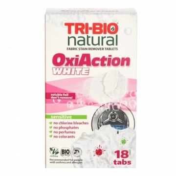 TRI-BIO TABLETES VEĻAS MAZGĀŠANAI OXY-ACTIOON WHITE, 18 TAB - 0139