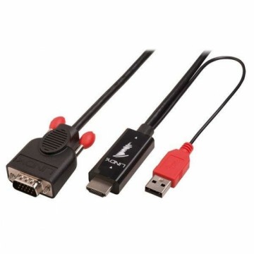 Адаптер HDMI—VGA LINDY 2 m Чёрный