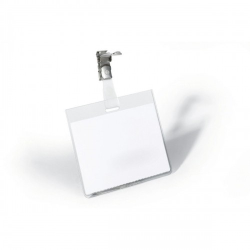 Kaklā Karināms Identifikators Durable Caurspīdīgs Plastmasa 6 x 9 cm (25 gb.) image 1
