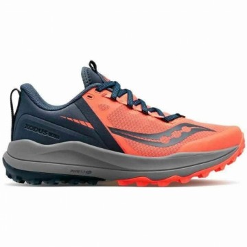 Беговые кроссовки для взрослых Saucony Trail Xodus Ultra Женщина Оранжевый