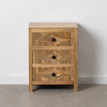 Bigbuy Home Naktsskapītis 45 x 31 x 60 cm Dabisks Mango koks