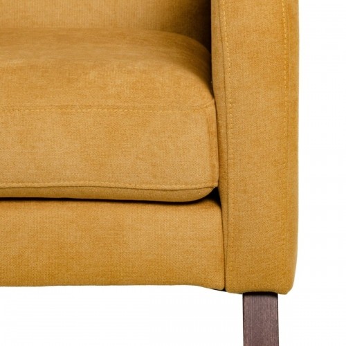 Bigbuy Home atzveltnes krēsls 70 x 82 x 88 cm Sintētiska Auduma Koks Sinepes image 4