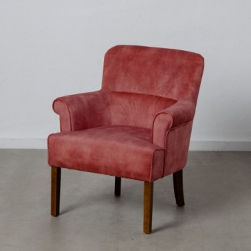 Bigbuy Home Кресло 77 x 64 x 88 cm Синтетическая ткань Деревянный Темно-красный