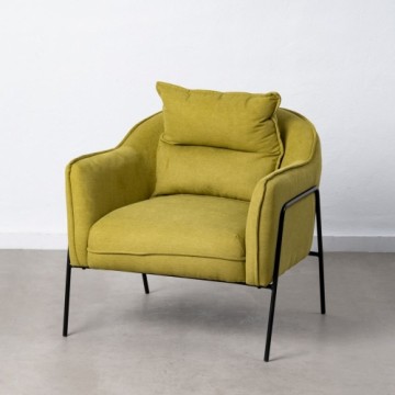 Bigbuy Home Кресло 76,5 x 70 x 74 cm Синтетическая ткань Металл Зеленый