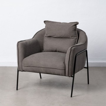 Bigbuy Home Кресло 76,5 x 70 x 74 cm Синтетическая ткань Металл Темно-серый
