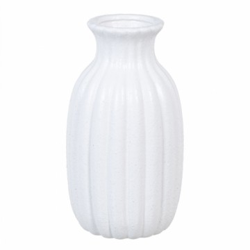 Bigbuy Home Vāze 14,5 x 14,5 x 27,5 cm Keramika Balts