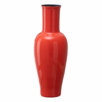 Bigbuy Home Vāze 21,5 x 21,5 x 52,5 cm Keramika Oranžs