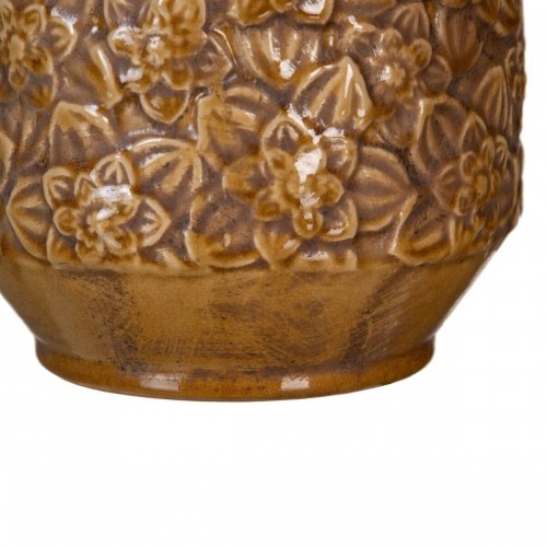 Bigbuy Home Vāze 20,5 x 20,5 x 26,5 cm Keramika Brūns image 2