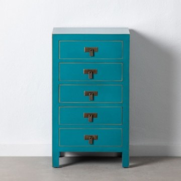 Bigbuy Home Naktsskapītis 44 x 34 x 77 cm Zils Koks DMF