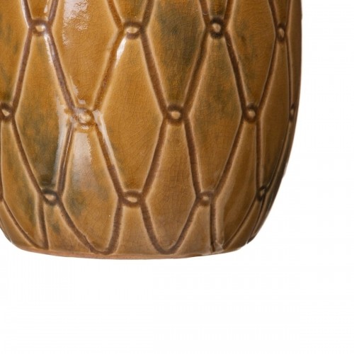 Bigbuy Home Vāze Keramika 17 x 17 x 30 cm Sinepes image 2