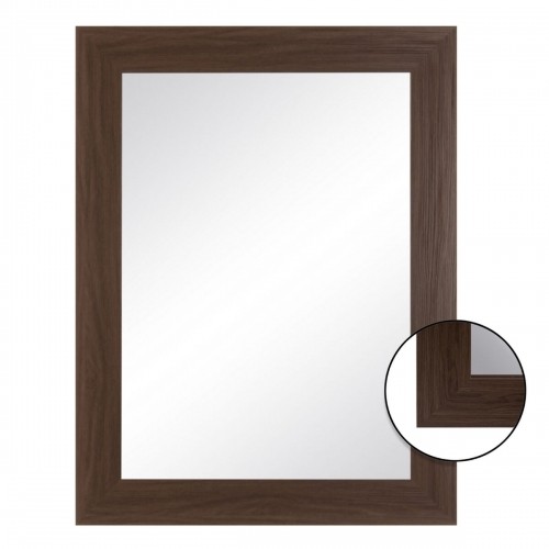 Bigbuy Home Sienas spogulis 64 x 1,5 x 86 cm Brūns DMF image 1