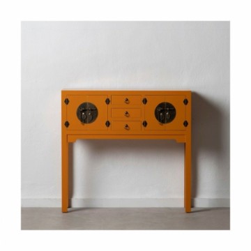 Bigbuy Home Мебель для прихожей NEW ORIENTAL 95 x 26 x 90 cm Оранжевый DMF