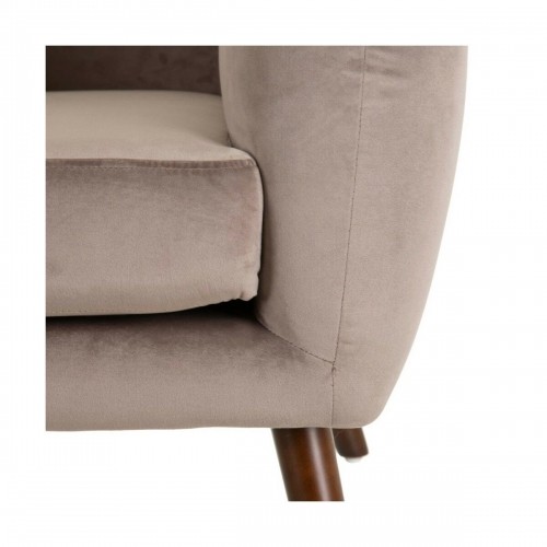Bigbuy Home atzveltnes krēsls 81 x 73 x 70 cm Sintētiska Auduma Koks Pelēkbrūns image 3