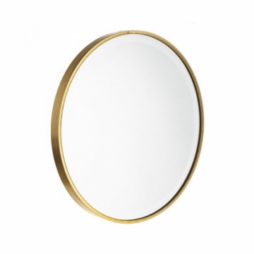 Bigbuy Home Настенное зеркало 40 x 2,8 x 40 cm Стеклянный Позолоченный Алюминий