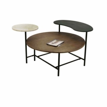 Centrālais galds DKD Home Decor 118 x 90 x 61 cm Metāls Alumīnijs Koks MDF