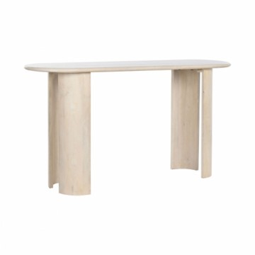 Mazs galdiņš DKD Home Decor 147 x 45 x 76 cm Balts Mango koks