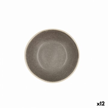 Bļoda Bidasoa Gio Keramika Pelēks 12 x 3 cm (12 gb.)