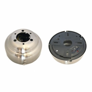 Ceiling rose EDM 33984 Aizstāšana Ø 131 x 55 mm Sudrabains Alumīnijs