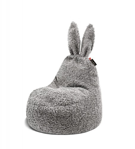 Qubo™ Baby Rabbit Linden FLUFFY FIT sēžammaiss (pufs) image 1