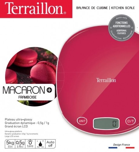 Kitchen scale Macron+Framboise Coquelicot Terraillon image 3