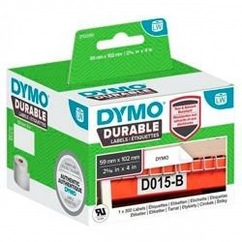 Рулон этикеток Dymo Durable 102 x 59 mm Чёрный Белый (6 штук) image 2
