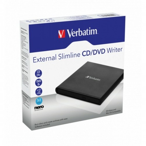 CD/DVD Lasītājs Verbatim External Slimline image 2
