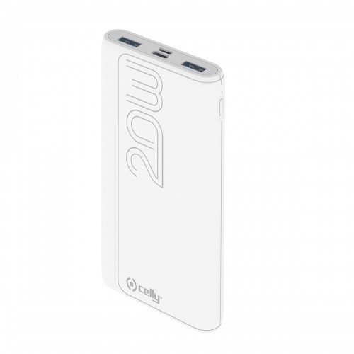 Powerbank Celly PBPD10000EVOWH Balts image 1