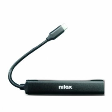 USB Centrmezgls Nilox NXHUBUSBC11 Melns