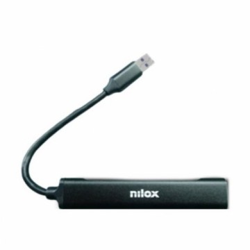 4-Port USB Hub Nilox NXHUB401 Melns