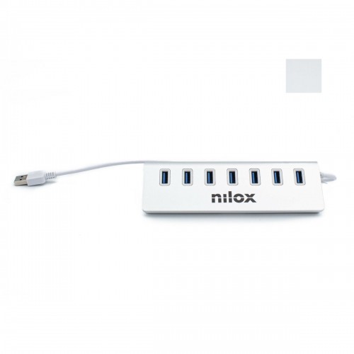 USB-разветвитель Nilox NX7HUB30 Белый image 1