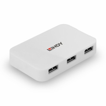 USB-разветвитель LINDY 43143 Белый