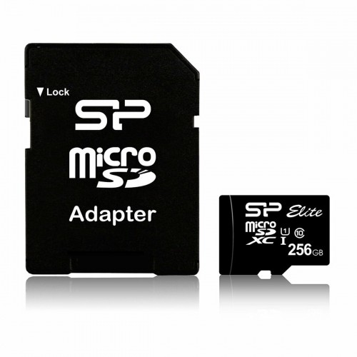 Mikro SD Atmiņas karte ar Adapteri Silicon Power SP256GBSTXBU1V10SP image 1