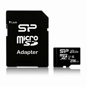 Карта памяти микро-SD с адаптером Silicon Power SP256GBSTXBU1V10SP