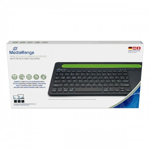 Blueutooth klaviatūra MediaRange MROS131 Qwertz Vācu (Atjaunots A) image 2
