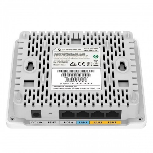 Точка доступа Grandstream GWN7602 Wi-Fi 2.4/5 GHz Белый Gigabit Ethernet image 2
