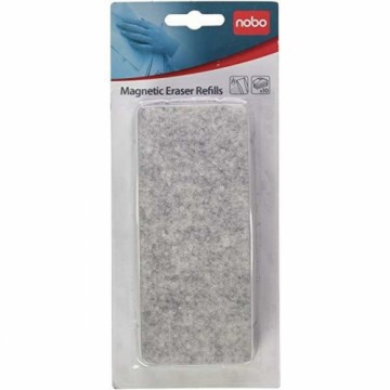 Сменные части Nobo Магнитный Ластик для таблицы 10 штук 7,5 x 16 cm Серый