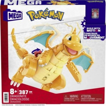 Celtniecības Komplekts Mega Construx Mega Pokémon Pūķis 387 Daudzums