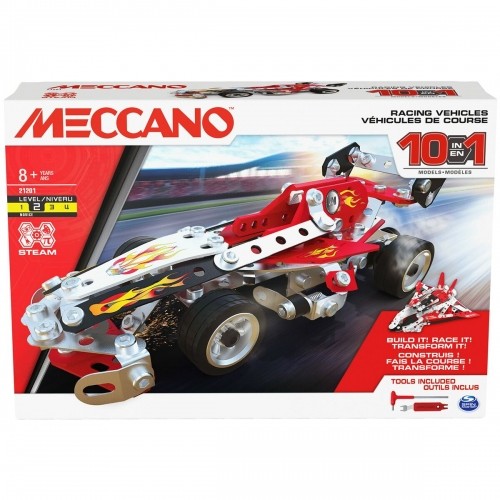 Celtniecības Komplekts Meccano Racing Vehicles 10 Models image 1