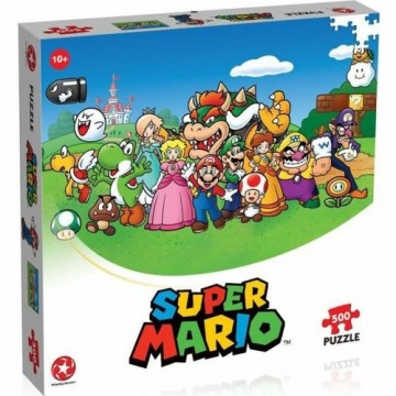 Puzle un domino komplekts Winning Moves Super Mario (500 Daudzums)