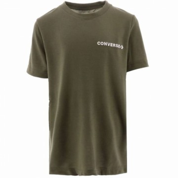 Krekls ar Īsām Piedurknēm Converse Field Surplus Zaļš