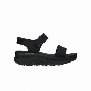 Pludmales sandales Skechers D'Lux Walker Melns